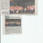 Article DL, concert à Domessin, chorale, Avressieux, avril 2016, presse